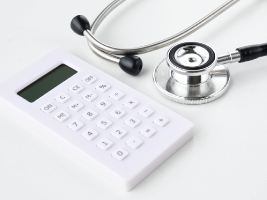 電卓と聴診器